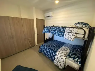 Cama o camas de una habitación en Condo in El Centro Near Malecon!