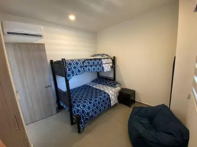 Cama o camas de una habitación en Condo in El Centro Near Malecon!