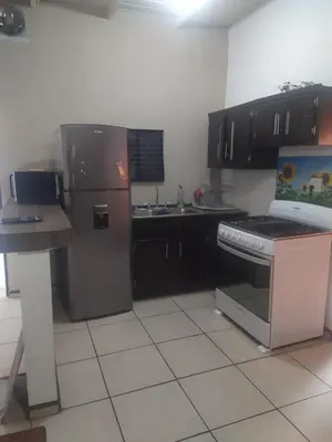 Una cocina o zona de cocina en Departamento familiar accesible , cerca del consulado y centros comerciales