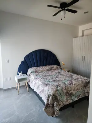 Cama o camas de una habitación en Torre Q Mazatlán - Departamento cerca del malecón de Mazatlán