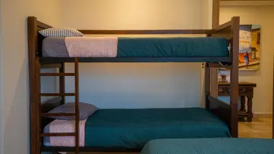 Cama o camas de una habitación en Mar Laguna Hotel