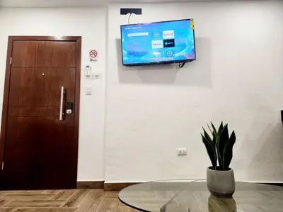 Una televisión o centro de entretenimiento en Departamento Pitagoras No 3