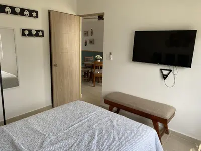 Plano de Nuevo y Muy Bonito Departamento Con Vista a la Alberca - Residencial Almarena I