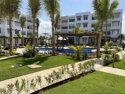 Plano de Nuevo y Muy Bonito Departamento Con Vista a la Alberca - Residencial Almarena I