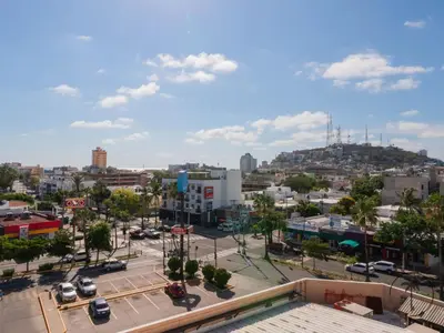 Vista general de Mazatlán o vista desde el apartamento