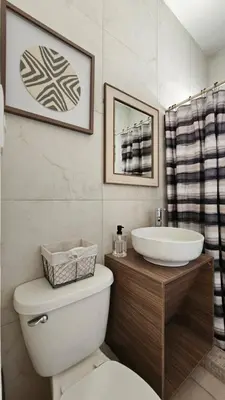 Un baño de Departamento #4 Equipado en el Campestre