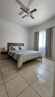 Cama o camas de una habitación en Departamento #4 Equipado en el Campestre