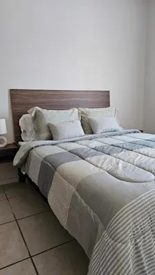 Cama o camas de una habitación en Departamento #4 Equipado en el Campestre