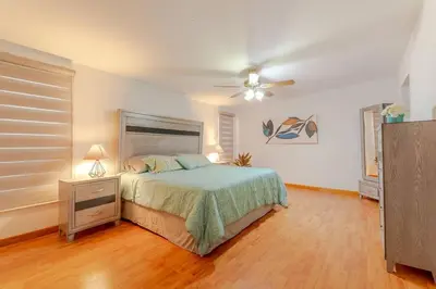 Cama o camas de una habitación en Casa Boho. Hermosa casa equipada céntrica