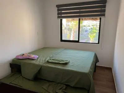 Cama o camas de una habitación en Ancla 201 Departamento Familiar