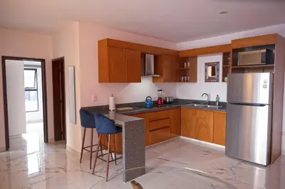 Una cocina o zona de cocina en New Luxury Condo
