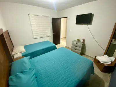 Cama o camas de una habitación en Departamento Piso 2