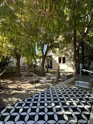 Jardín al aire libre en Casa Las Victorias