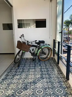 Montar en bicicleta en Increíble departamento en malecón frente al mar o alrededores