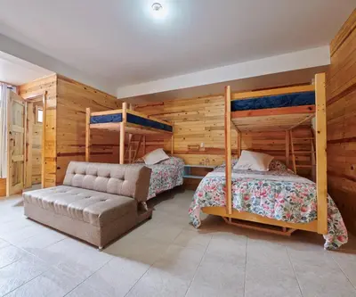 Cama o camas de una habitación en Rimusa Inn