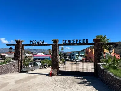 Paisaje cerca de este motel