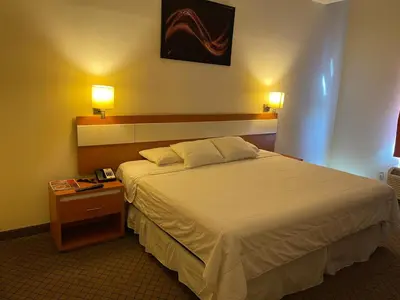 Cama o camas de una habitación en Los Herederos Hotel Piedras Negras