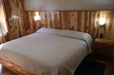 Cama o camas de una habitación en Grand Mountain Cabañas Creel