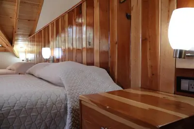 Cama o camas de una habitación en Grand Mountain Cabañas Creel