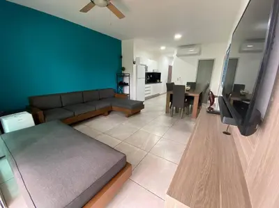 Plano de Tranquilo y moderno departamento en la Marina
