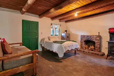 Cama o camas de una habitación en Parque Cueva de los Leones