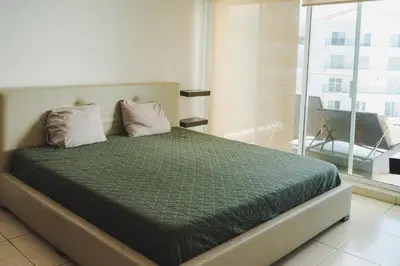 Cama o camas de una habitación en Condominio de lujo ,excelentes vistas by G P S rentas