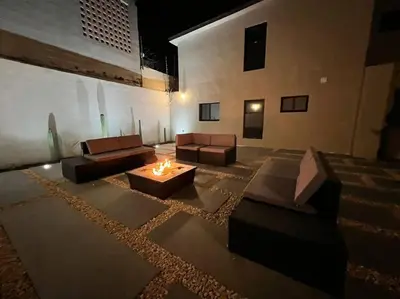 Zona de estar de * Elegante * Departamento Pitagoras 4