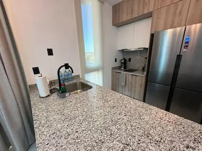 Una cocina o zona de cocina en Loft en WTower 503 Mazatlan