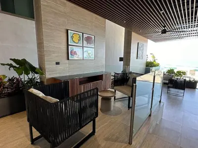 Zona de estar de Loft en WTower 503 Mazatlan