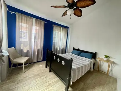 Cama o camas de una habitación en Quintas del mar Mazatlán