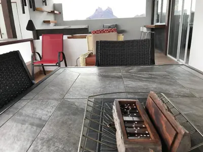 Plano de Amplia terraza cerca del centro