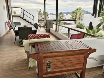 Plano de Amplia terraza cerca del centro