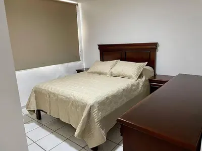 Cama o camas de una habitación en 301 Hermoso Dpto en Mazatlán muy cerca de la playa