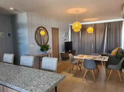 Zona de estar de Departamento Vacacional en Mazatlán