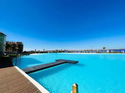 Piscina en o cerca de Bluu Lagoon 508-Depa de lujo con playa privada