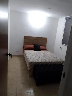 Cama o camas de una habitación en Depa Eco en planta baja, a 5 minutos del malecon y zona dorada
