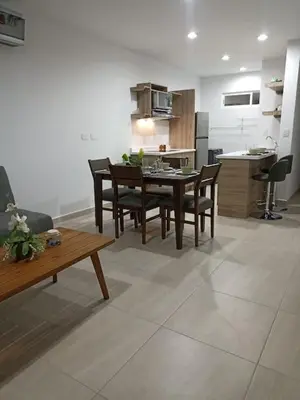 Una cocina o zona de cocina en Departamento Planta Baja, A 1 Minuto de la playa.