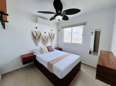 Cama o camas de una habitación en Preciosa Casa Almarena 1402 ideal para familias