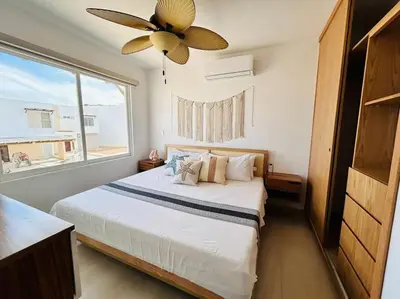 Cama o camas de una habitación en Preciosa Casa Almarena 1402 ideal para familias