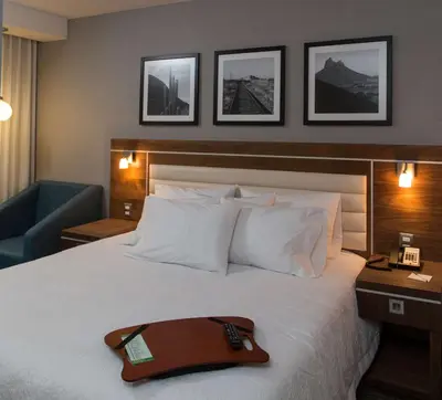 Cama o camas de una habitación en Hampton Inn by Hilton Hermosillo