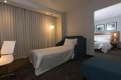 Cama o camas de una habitación en Hampton Inn by Hilton Hermosillo