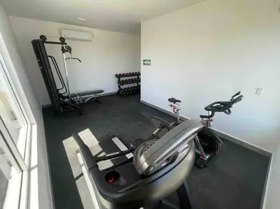 Gimnasio o instalaciones de fitness de Acogedor Departamento a Pasos De La Playa