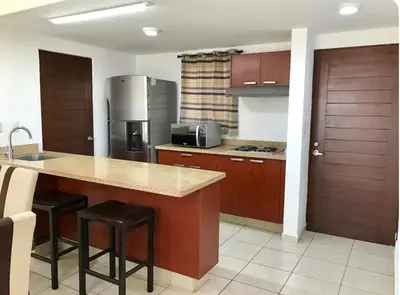 Una cocina o zona de cocina en Residencial Las Brisas Nuevo Altata con wifi