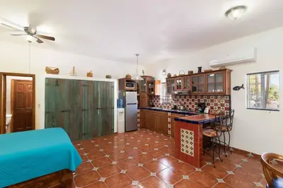 Una cocina o zona de cocina en Villas del Santo Niño