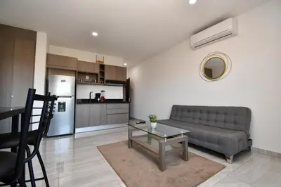 Una cocina o zona de cocina en Loft de lujo con 9 albercas y vistas al campo de golf