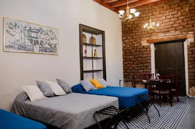 Zona de estar de Hotel Boutique Casona los Pavorreales