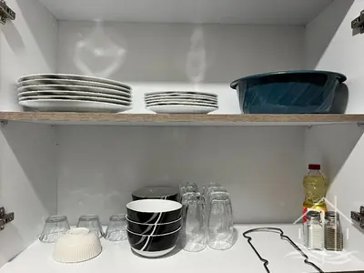 Una cocina o zona de cocina en New-Promo-2 Queen Beds-Near Beach-Poolside-Sleep 6