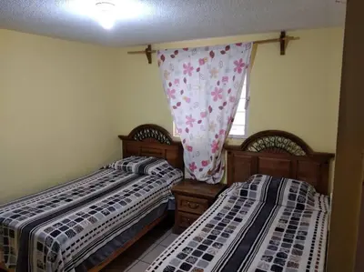 Cama o camas de una habitación en La casa Rustica