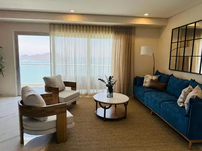 Zona de estar de Isla Pájaros - Beach Condo