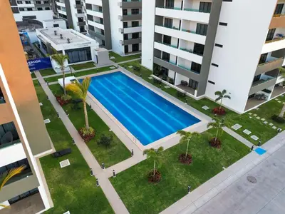 Piscina en o cerca de Loft para 4 personas con alberca
